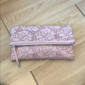 NWT vegan leather clutch